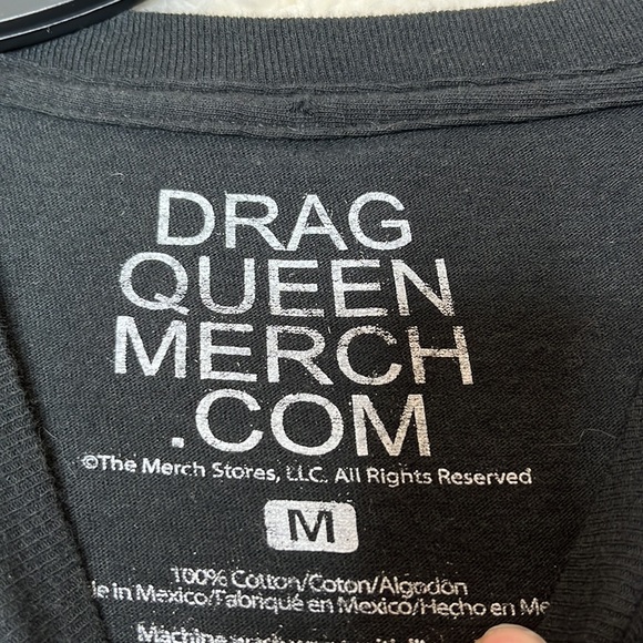 Drag Queen Merch Womans Stay Woke Cotton Tie Dye Stretch Short Sleeve Shirt M - Picture 2 of 7